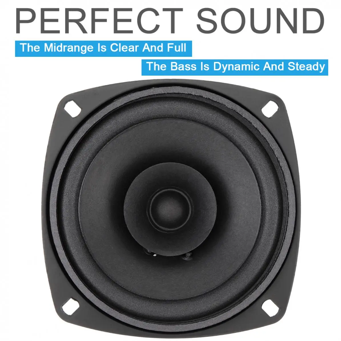 Универсальный автомобильный коаксиальный динамик 1 шт. 12 В 4 дюйма 300 Вт