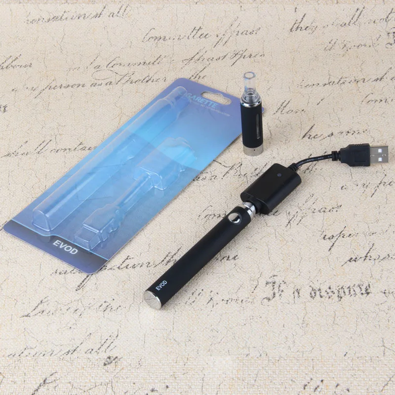 1100mah EVOD электронная сигарета в блистере kit 1 6 ml MT3 Atomizer с батарея ego E Cigarette Kit|Системы