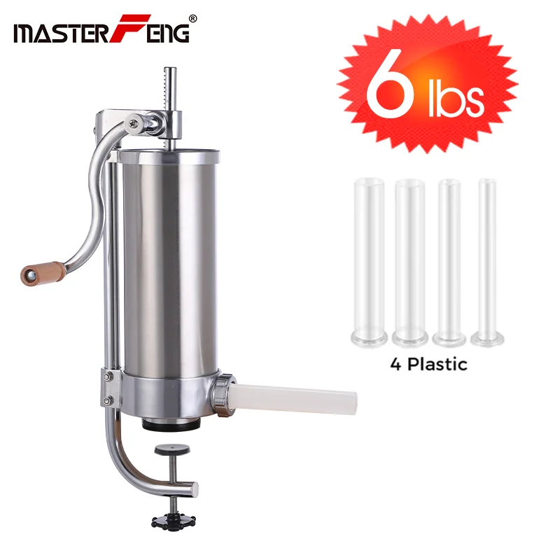 Настольный шприц для наполнения сосисок (3кг)|sausage meat stuffer|meat stufferssausage maker |