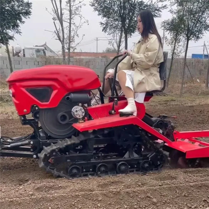 

Agricultural Rotary Tillage Cultivator Water And Dry Land Crawler Tractor
