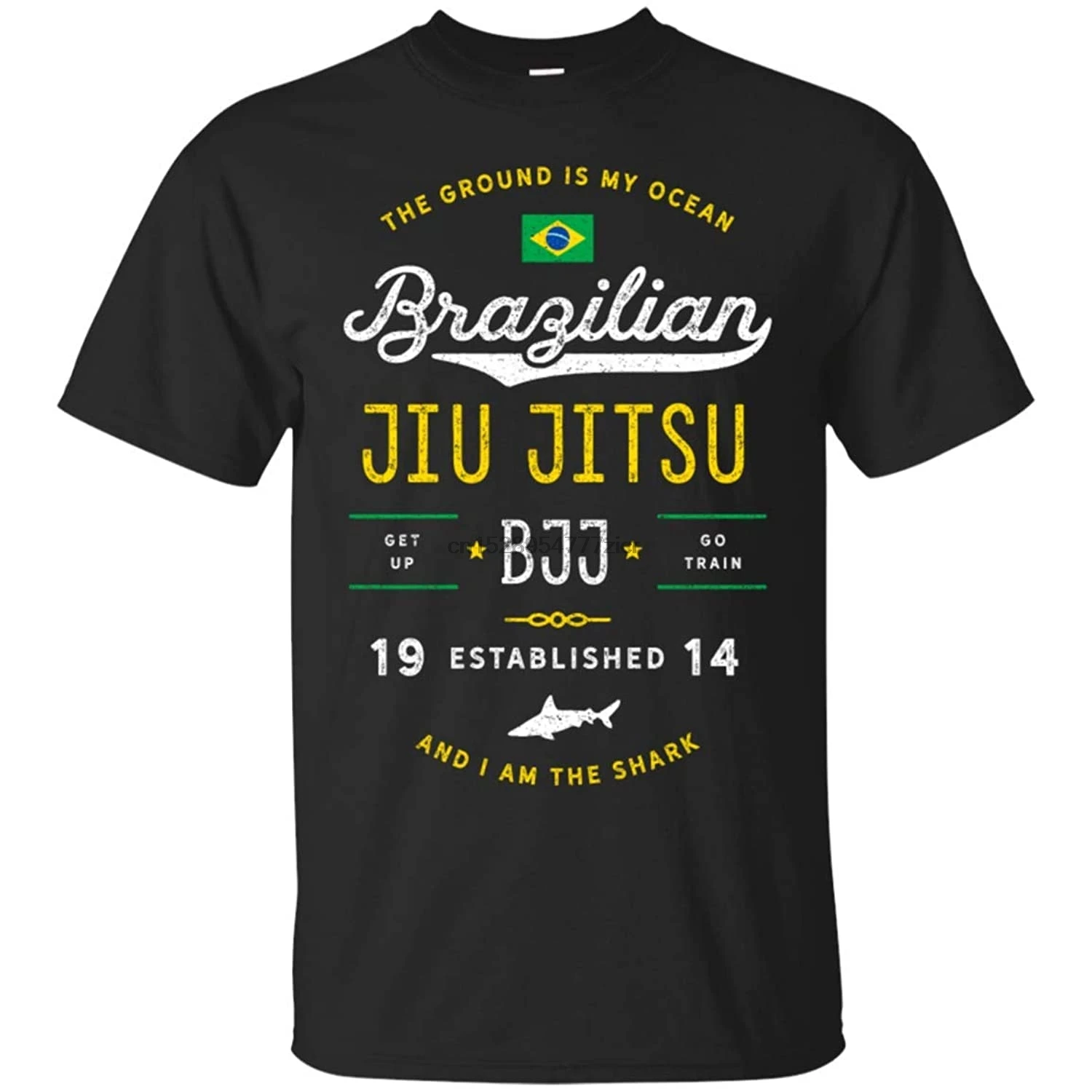 

Jiu Jitsu BJJ Ocean Brazilian Jiu Jitsu Light - Juijitsu Tshirt