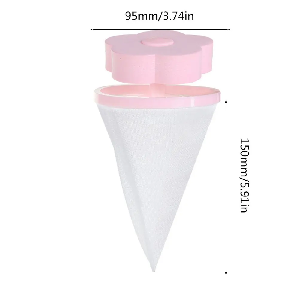 

Practical Round Mesh Filter Bag Floating Style Filter Bag Filtering Hair Removal Device Washer Laundry Accessories