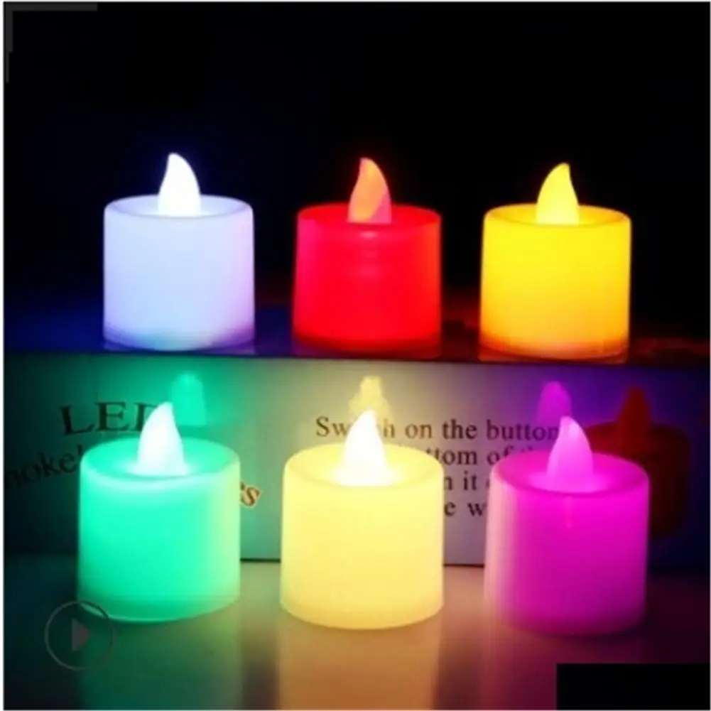 

Wholesale Flameless LED Candles Tea Light Creative Lamp Battery Powered Home Wedding Birthday Party Decoration Lighting Dropship