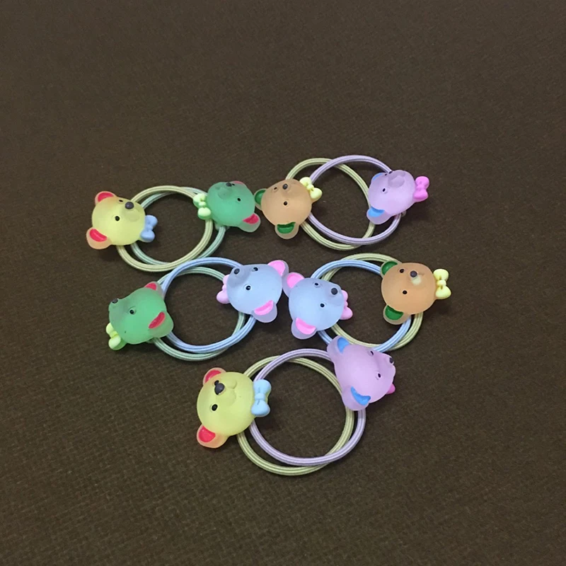 Новинка 2020 светящиеся резинки для волос в стиле принцессы резинка тиара детских