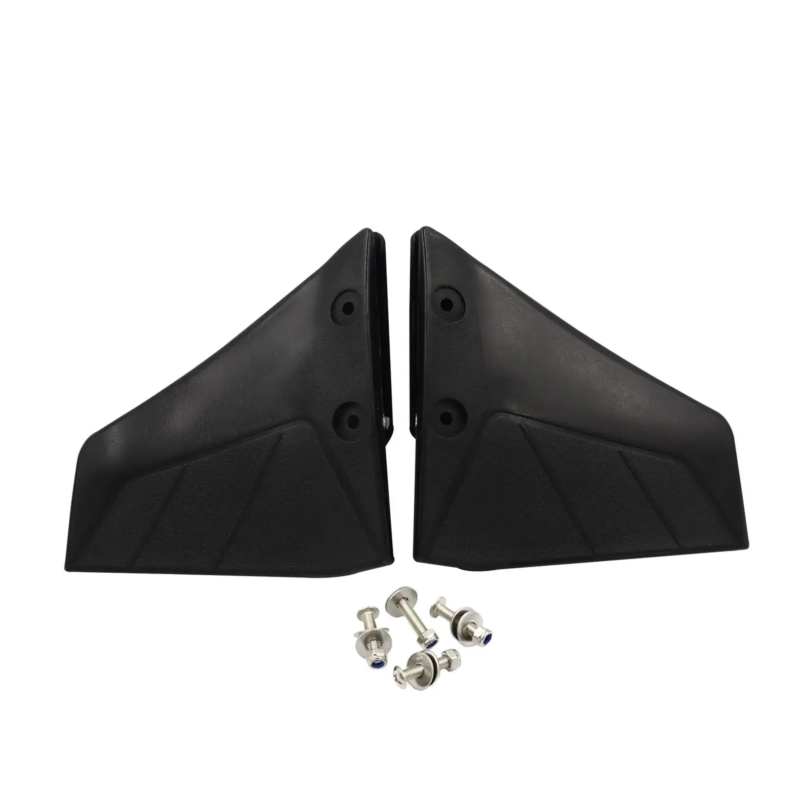

2x Hydrofoil Stabilizer for 4-50 HP Outboards Uv-Resistant Aft Hydrofoil Reduces Drag Motor Stabiliser Marine Accessories Black