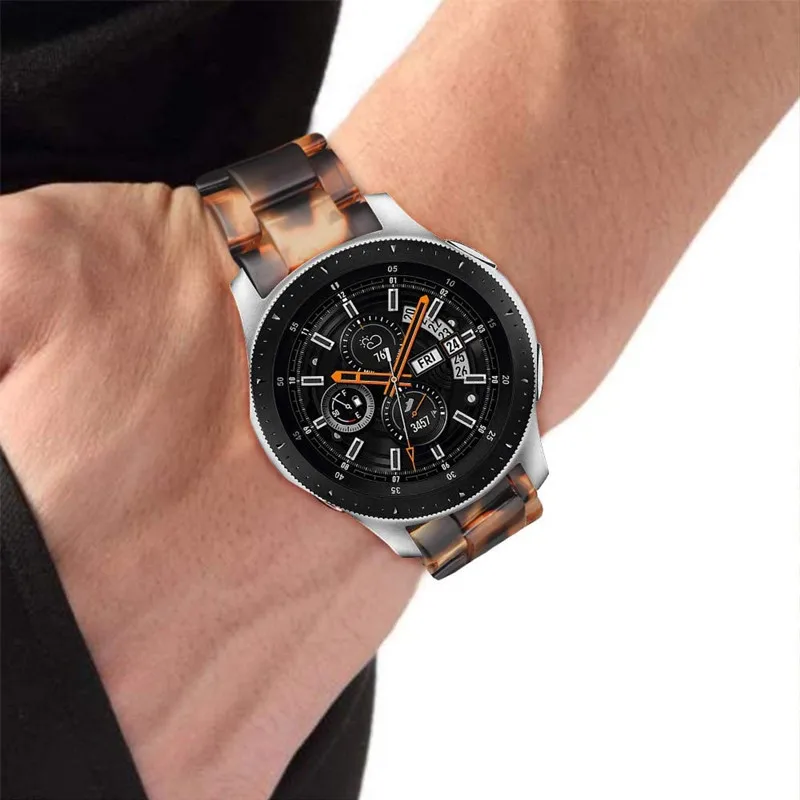 

Strap For Samsung Galaxy Watch 3 45mm 41mm Band Resin Bracelet Active 2 40mm 44mm Watchabnds For Huawei Watch GT 2 Amazfit GTR 2