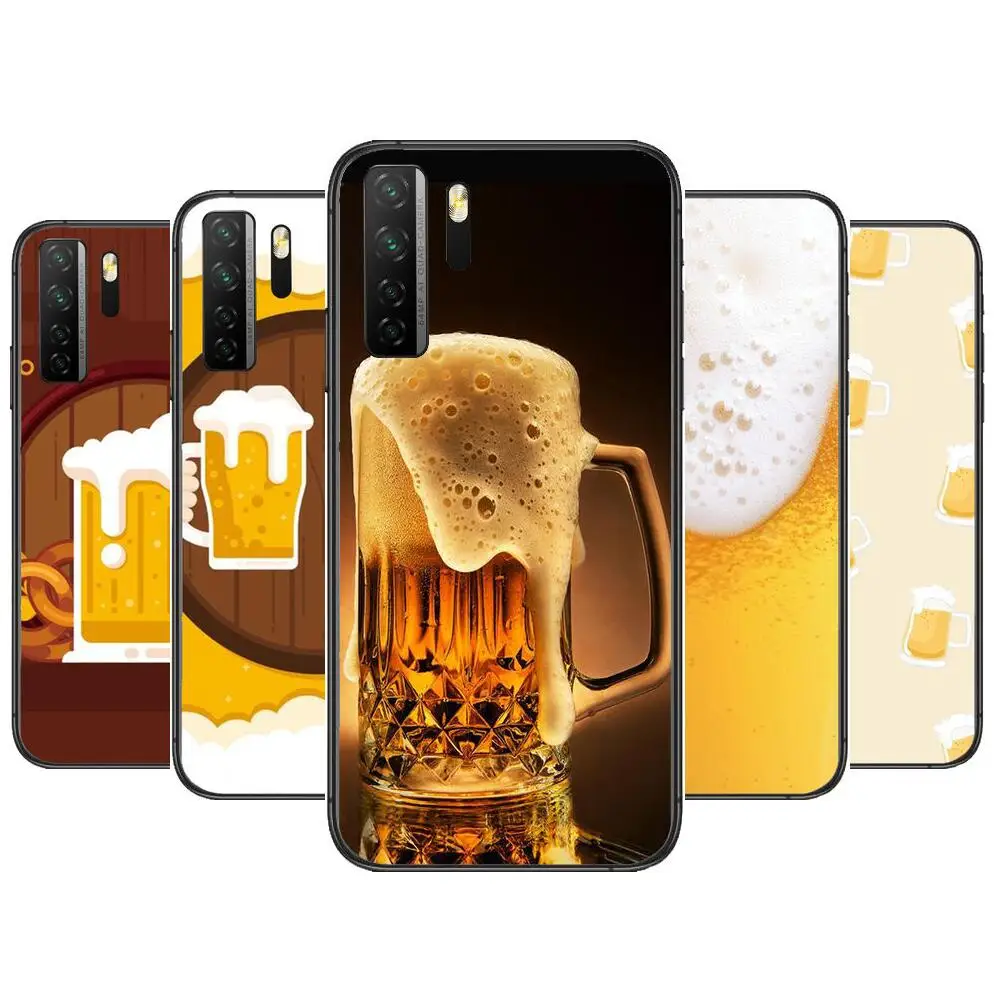 

Beer mug Beer bubbles Black Soft Cover The Pooh For Huawei Nova 8 7 6 SE 5T 7i 5i 5Z 5 4 4E 3 3i 3E 2i Pro Phone Case cases