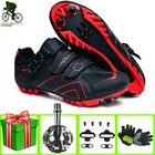 Мужские велосипедные туфли, нескользящая обувь для горных велосипедов, профессиональные дышащие, самоблокирующиеся, для горных дорог