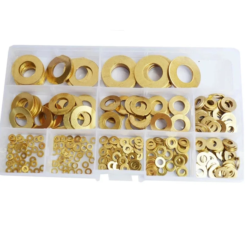 M2 M2.5 M3 M4 M5 M6 M8 M10 M12 M14 Rings Set Flat Sealing Washers Brass Copper Seal Washer O Ring Gasket | Обустройство дома