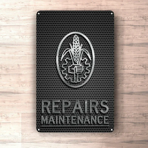 

Плоский металлический плакат, жестяной знак (не 3D) -знак Fordson для ремонта и обслуживания, металлический знак для гаража, мужская пещера