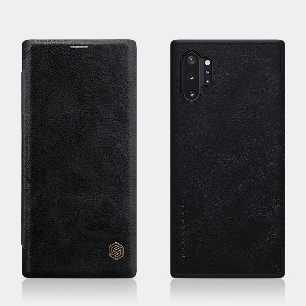 Nillkin чехол для samsung Примечание 10 9 8 S10 S9 S8 Plus Мягкий кожаный флип-чехол для samsung A50 A30 A20 A70 A10 A60 A40 M10 M20m