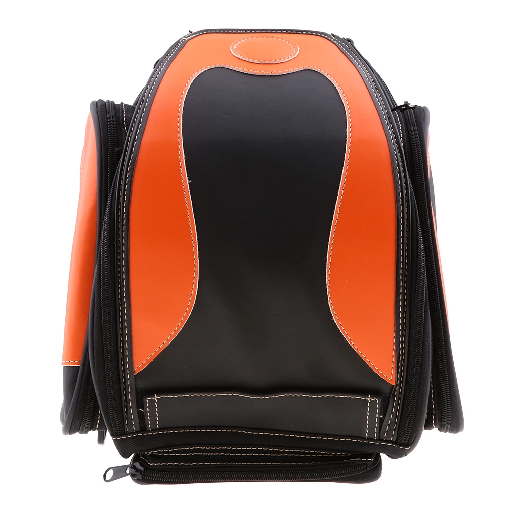 

PU Leather Motorcycle Saddle Bag Motorcycle Rack for Harley Cruiser Orange