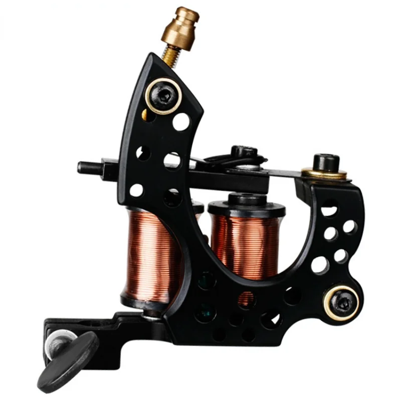 

10 Coils Pure Copper Coil Tattoo Machine Professional Left Hand Secant Fog Machine Coil Machine Tattoo Equipment Tattoo Tools
