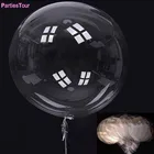 Воздушный шар, 20x81018202436 дюймов, прозрачный, гелиевый, надувной, Bobo шары для свадьбы и дня рождения, для декора детского душа