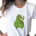 Женская футболка с принтом фруктов авокадо, летняя футболка в стиле Харадзюку, Ulzzang