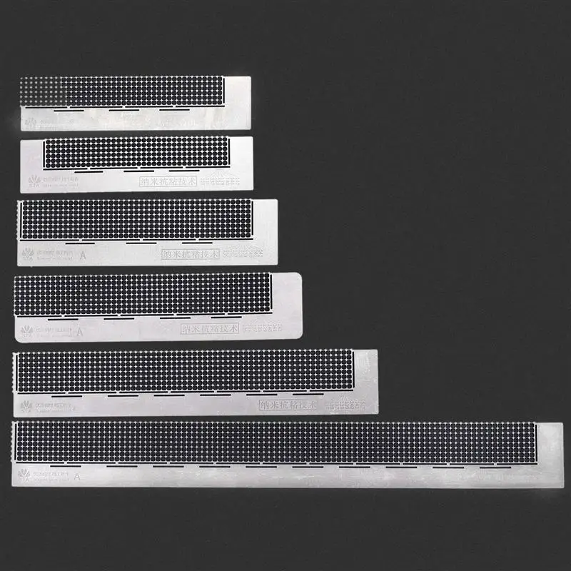 Линейка из нержавеющей стали с низкой вязкостью для алмазной живописи