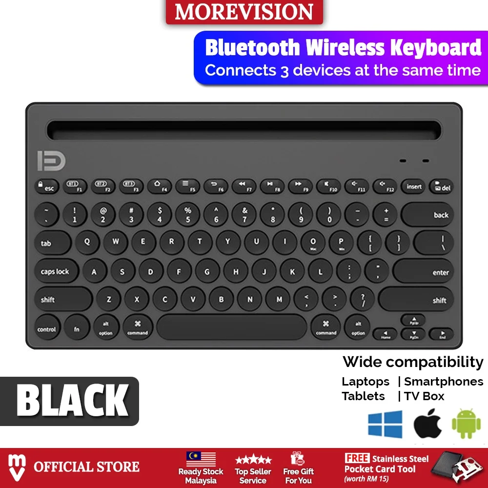 

Многофункциональная Bluetooth-клавиатура, бесшумная QWERTY USB-зарядка с держателем для телефона, портативная беспроводная клавиатура для телефона...