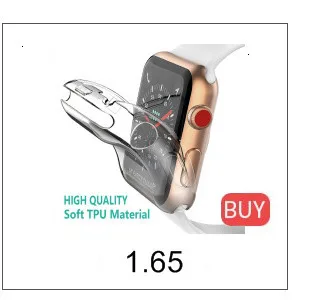 Прочный армированный резиновый чехол для Apple Watch 4, 3, 2, 1, 40 мм, 44 мм, защитный термополиуретановый защитный чехол для Iwatch 42 мм