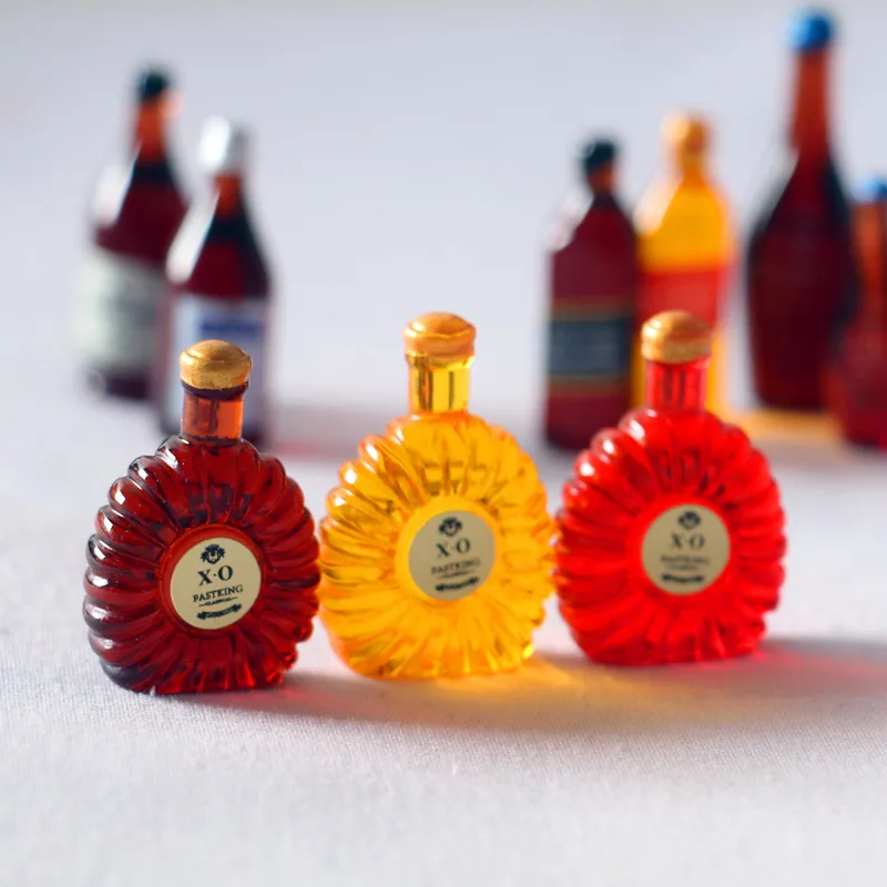 

Doll House World Famous Wine XO Whisky Miniature Food Play Shooting Props