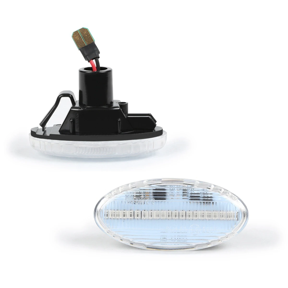 

1Pair Car Side Light Led Sidermarker Lamp Dynamic Flowing Sequential Turn Signal Light for Mazda 2 3 5 6 BT-50 MPV 2000-2013