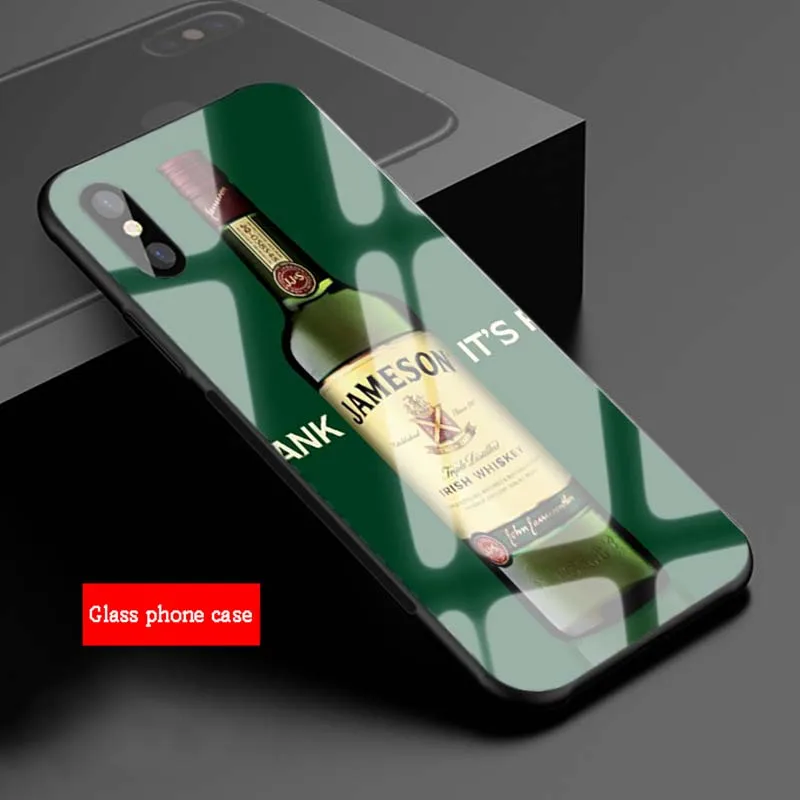 Jameson Irish Whiskey закаленное стекло телефон чехол для iPhone 6 6plus 7 7 plus 8 8plus 5 5S SE X XS XR XS Max