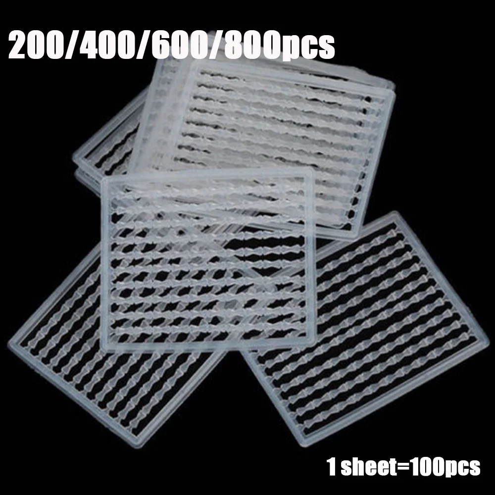 1 комплект 200/400/600/800 шт. цветные рыболовные чехлы из термопластичной резины для