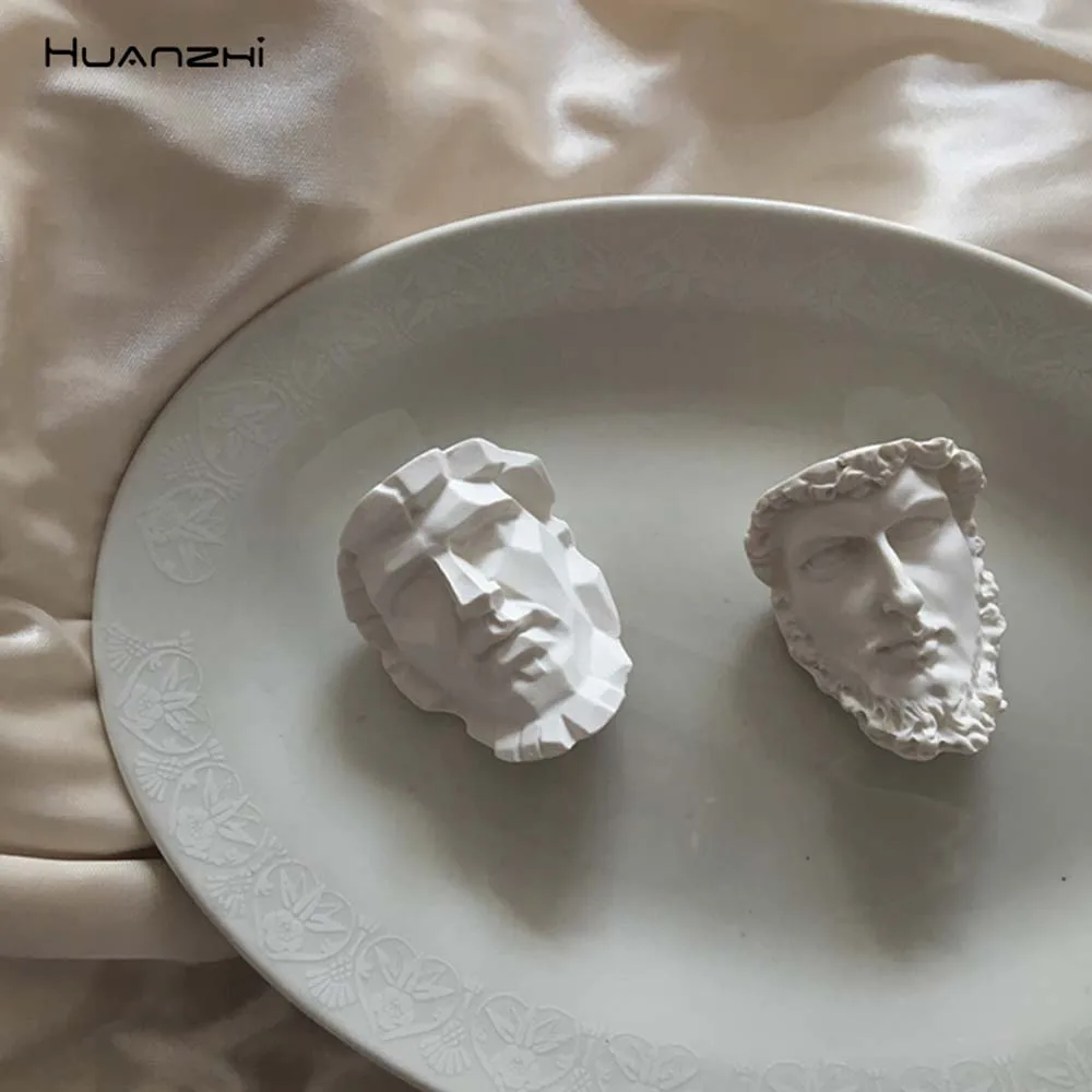 Абстрактный портрет имитация лица пластырь модель из смолы Женская Девушка