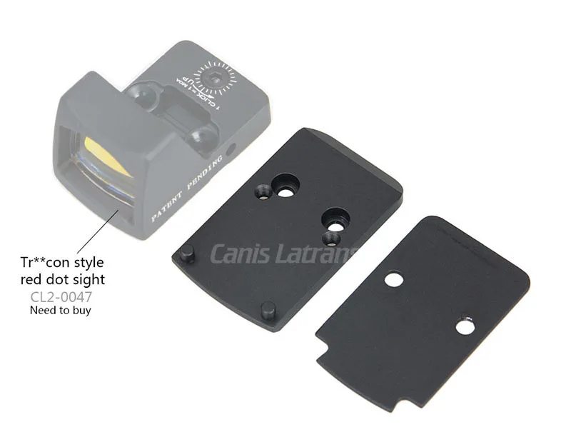 

Tactical RMR Adapter Plate for RedDot Mounts ( MS10, MS15 & MS39 )