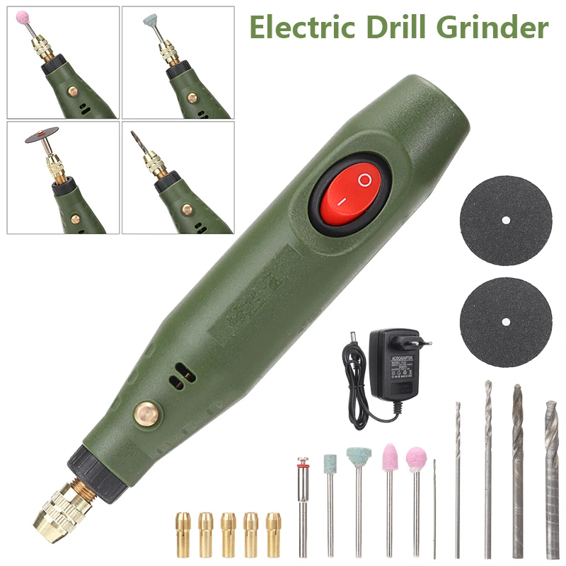 

1 шт. электрический сверлильный станок, роторный инструмент, электрические инструменты для полированной резьбы, аксессуары для сада, компле...