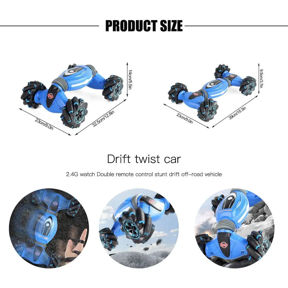 RC 2 4 ghz 4wd 360 градусов ручные часы с дистанционным управлением трансформирующийся