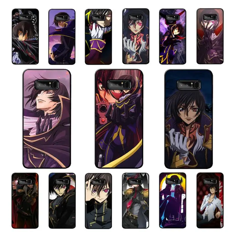 

FHNBLJ Lelouch Code Geass Phone Case for Samsung Note 5 7 8 9 10 20 pro plus lite ultra A21 12 02