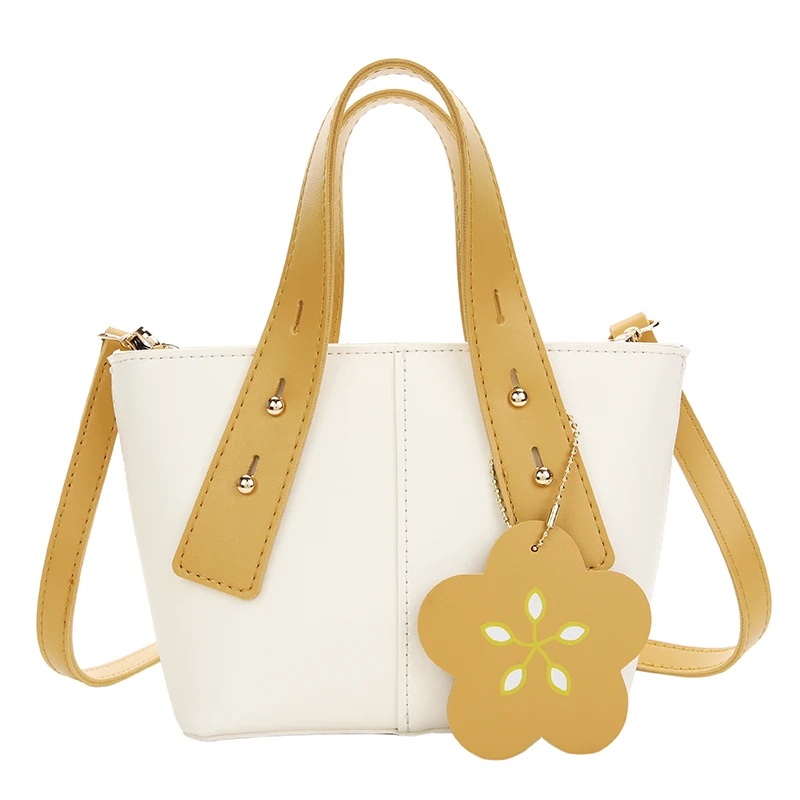 

Axukes Cute Flower Design Small PU Leather Crossbody Shoulder Bags for Women 2021 Summer Sweet Handbags Female Travel Totes