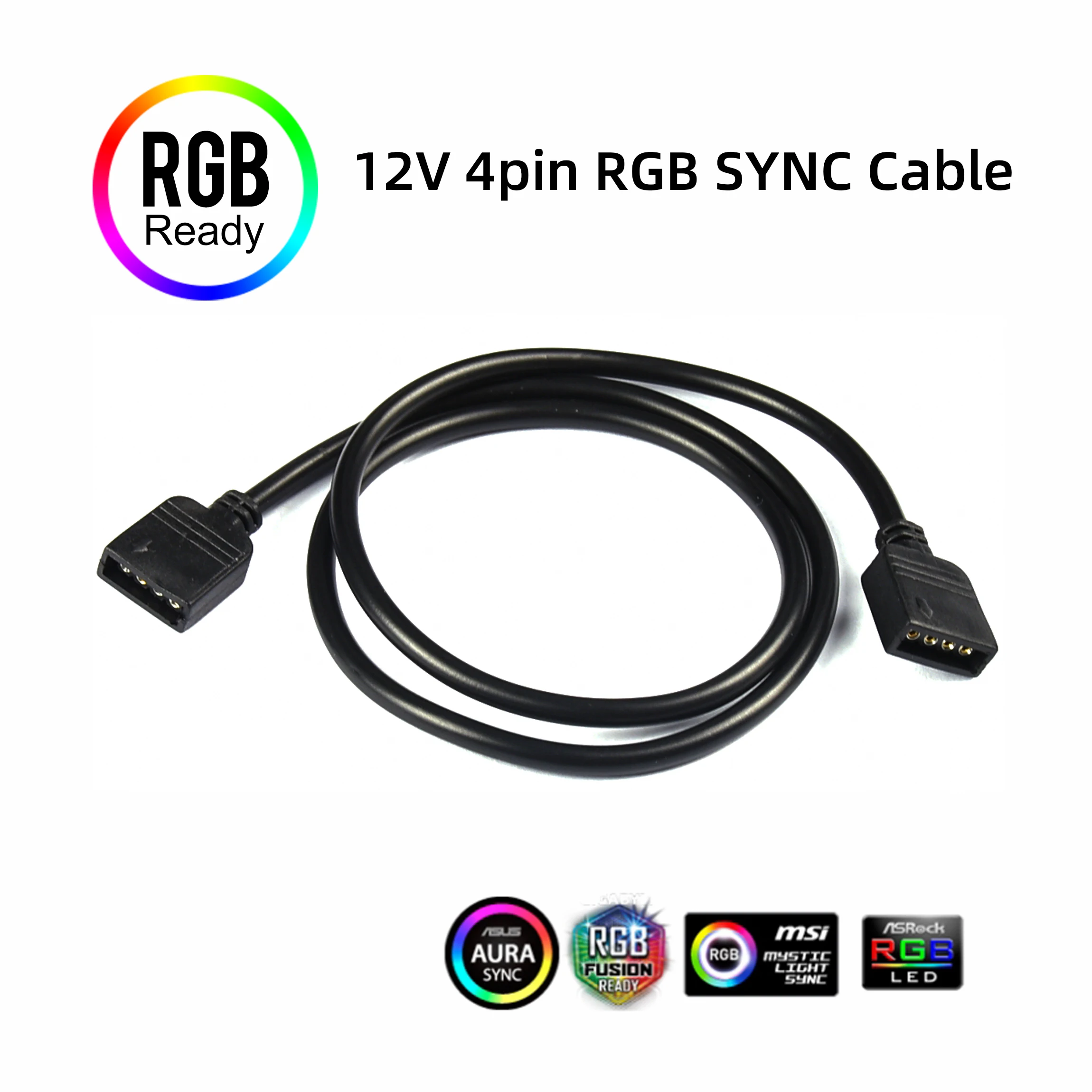 Цветная (RGB) 12V 4PIN кабель синхронизации для V1.5 контроллер | Компьютеры и офис