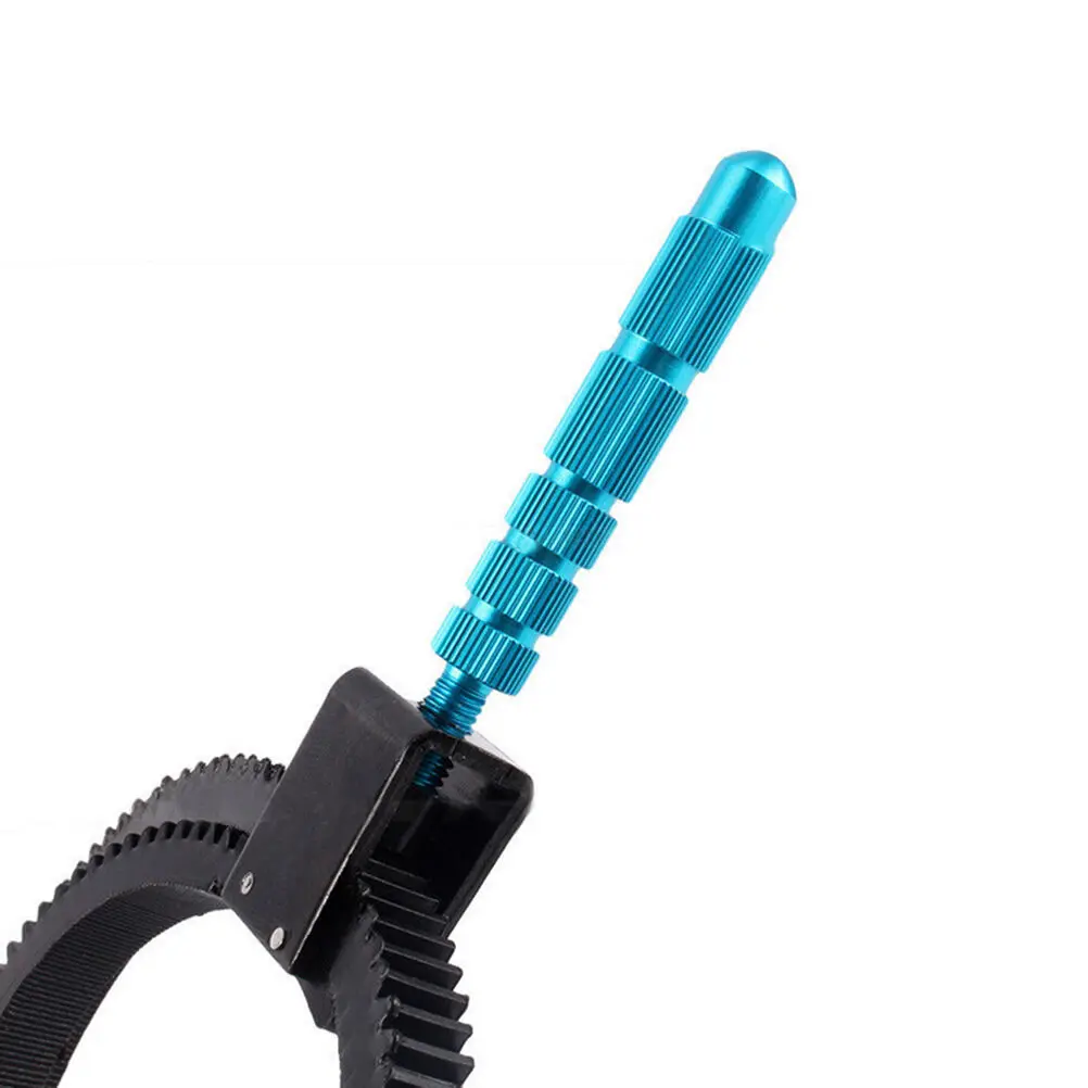 

For SLR DSLR Camera Accessories Adjustable Rubber Follow Focus Gear Ring Belt with Aluminum Alloy Grip for DSLR Camcorder Camera