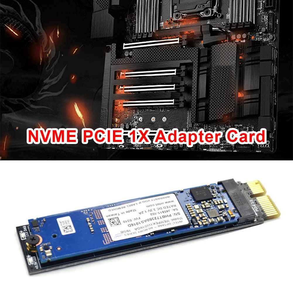 Адаптер PCIE-M2 NVMe SSD M2 PCIE X1 Raiser PCI-E PCI Express M Соединитель в форме ключа поддерживает 2230