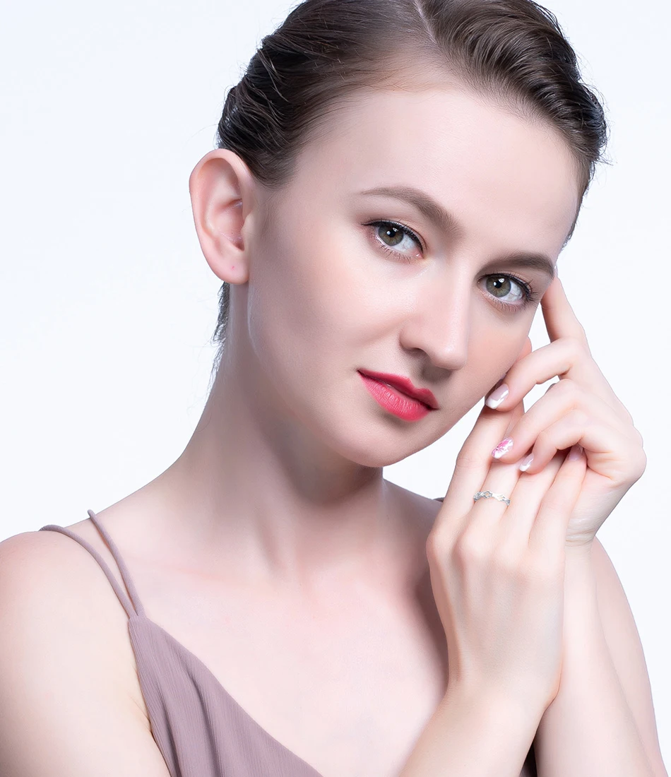 ORSA JEWELS 925 пробы серебряные кольца для женщин в форме симпатичной Звезды Полые Кольца Юбилей обручальное кольцо девушка ювелирные изделия подарок OSR103