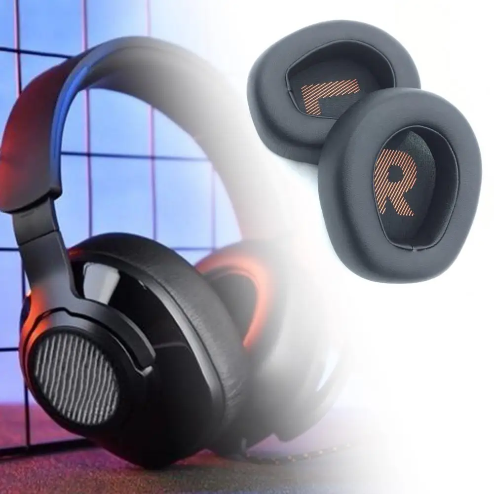 

1 Pair Headphone Cushions Replaceable Dust-proof Breathable Gaming Headphone Sleeves Cushions Accessories for JBL QUANTUM Q600