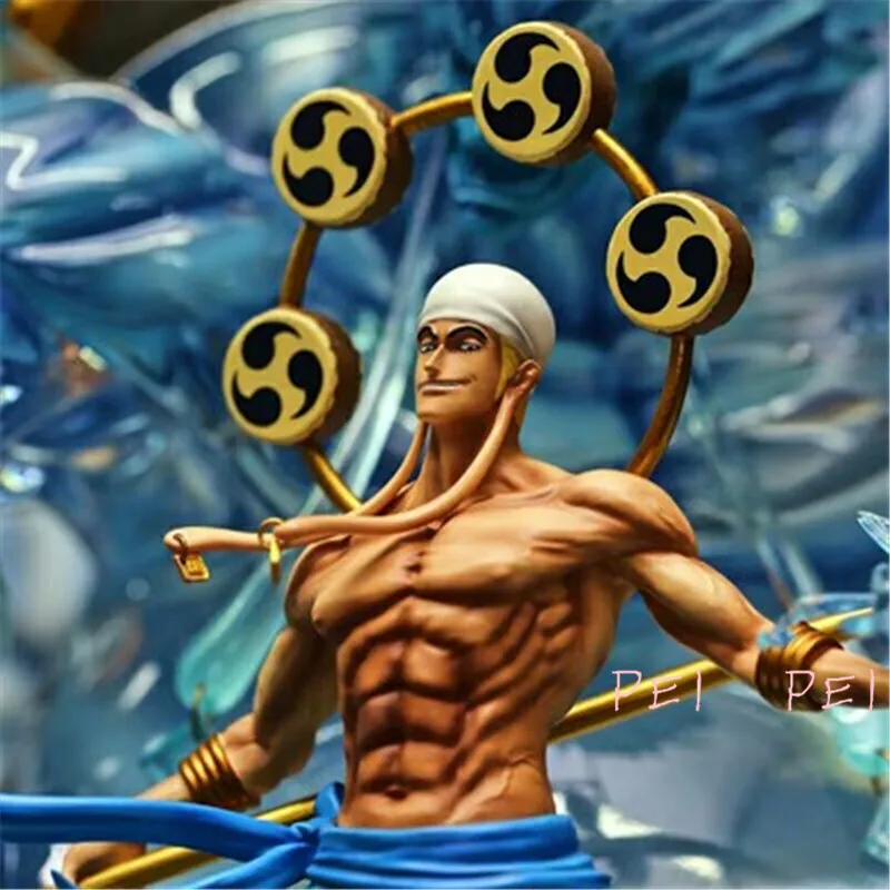 ONE PIECE Sky Piea Enel полноразмерная портретная Мужская футболка с тором статуя из смолы GK Art Craft фигурка Коллекционная модель игрушки P1613