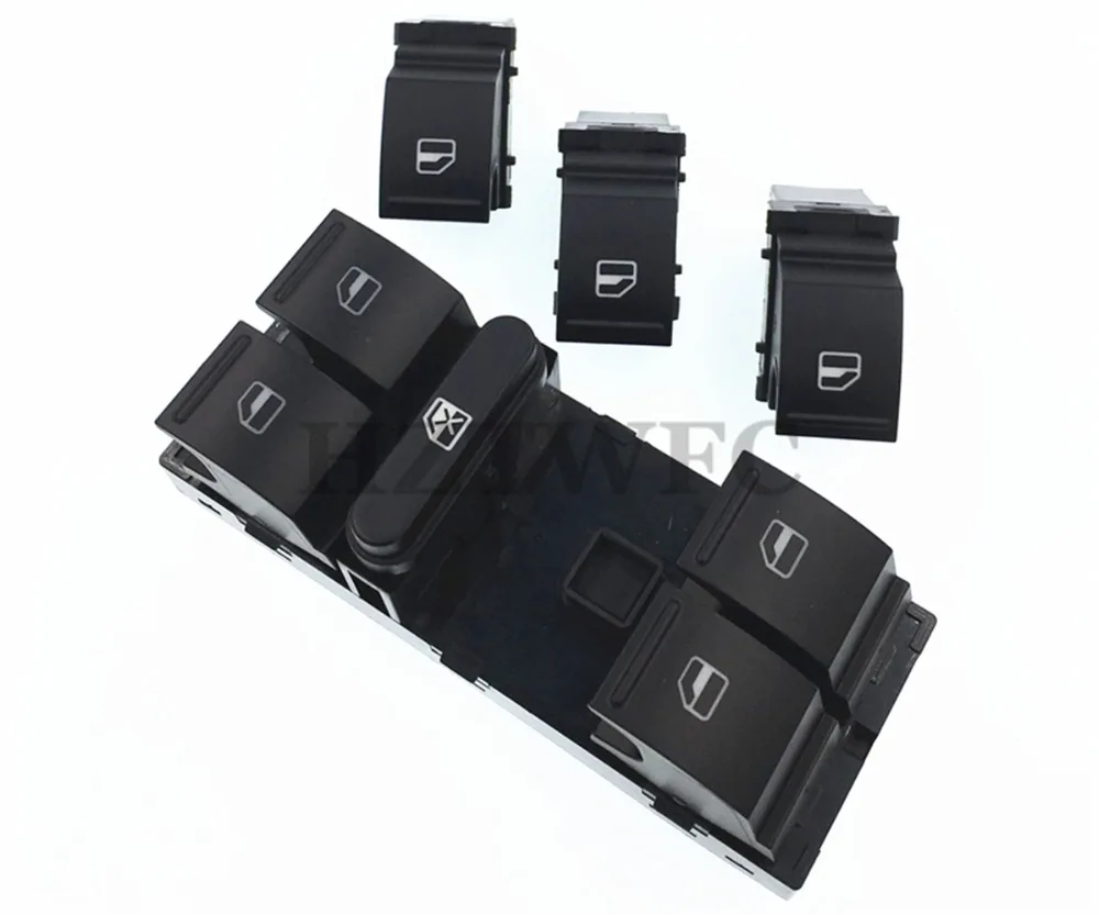1K4959857B 1F0959855 новый набор кнопок переключения окна для VW Jetta Golf MK5 MK6 Touran Tiguan Caddy Passat B6