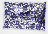 sapphire color 1 512mm flat back round acrylic rhinestones beads3d acrylic nail art garment decoration