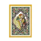 Набор для вышивки крестиком в розовом саду, АИДА 14ct 11ct, холсты стежков с принтом, вышивка своими руками, рукоделие