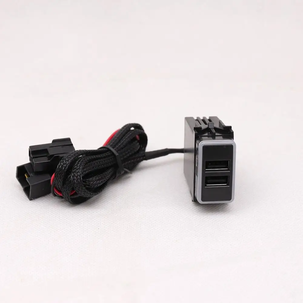 Автомобильное зарядное устройство QC3.0 Quickcharge двойной USB адаптер для телефона DVR