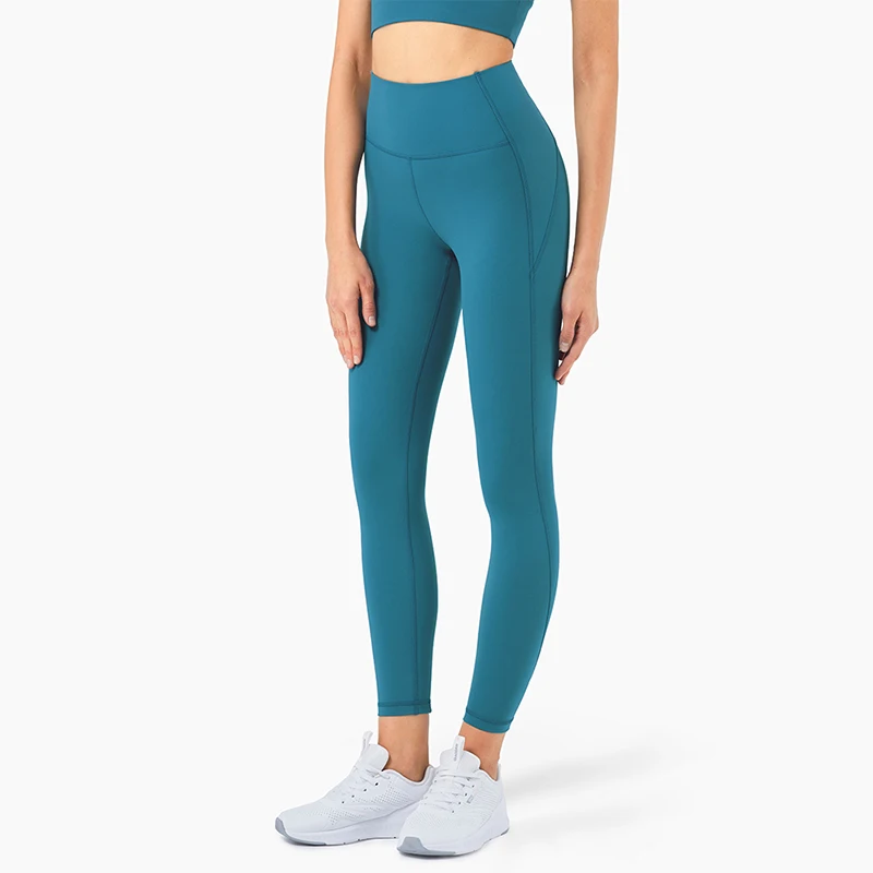 

Luxury Women Sport Cropped Leggings Naked Feel High Support Butt Lifting Sweat Pants For Gym Workout Mayas Deportivas Mujeres