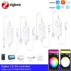 Светодиодная лента Zigbee 5-24 В 3,0 DWCCTRGBRGBWWRGBCCT, беспроводной контроллер для Tuya Alexa Smartthings hu * e Homekit Zigbee2MQTT