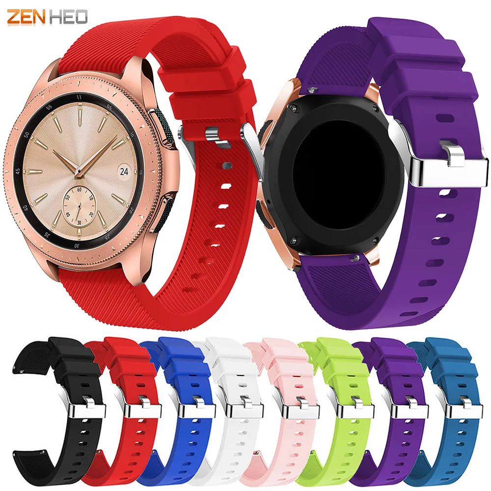 

Ремешок силиконовый для Samsung Galaxy Watch 42 мм/Galaxy Watch Active, сменный Браслет для Huami Amazfit Bip BIT, 20 мм