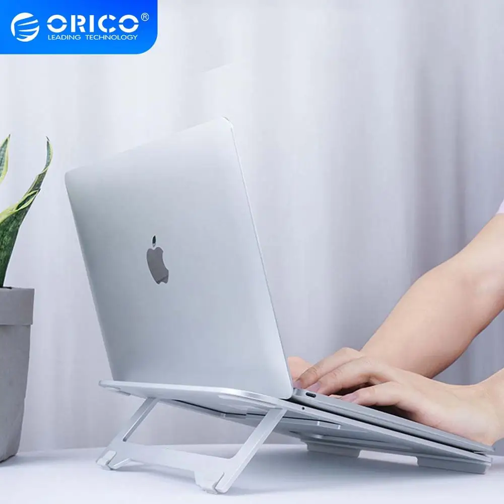 Регулируемая подставка для ноутбука ORICO складная охлаждающая из алюминиевого