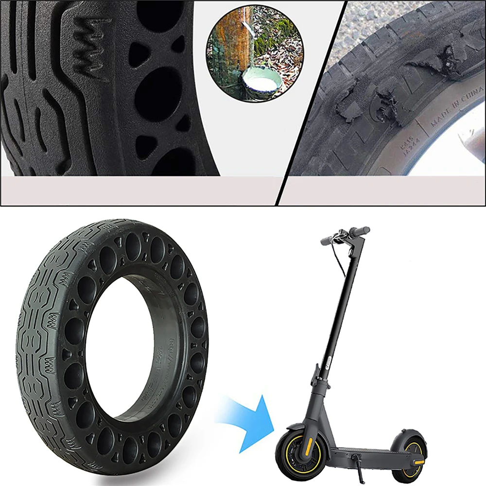

For Ninebot Max G30 Electric Scooter Front Rear Tire Tyre Replacement Solid Shock Absorber Non-pneumaticTire