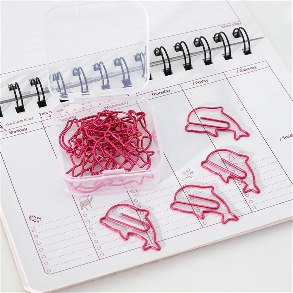 

10 шт. милые клипсы животных Дельфин Форма школьные канцелярские товары Бумага зажим Эсколар закладки фотографий Памятка по продаже билетов...