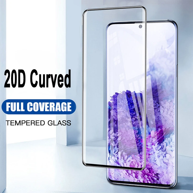 Изогнутое закаленное стекло 3D для SamsungS8 S8Plus S10 S10Plus S20 Plus полноэкранная Защитная