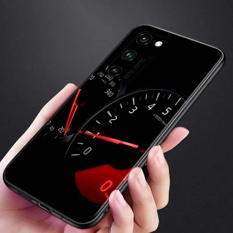 

Silicone Cover Cool Speedometer for Huawei Honor 30 20S 20 10i 9S 9A 9C 9X 8X 10 9 Lite 8A 7C 7A Pro Phone Case